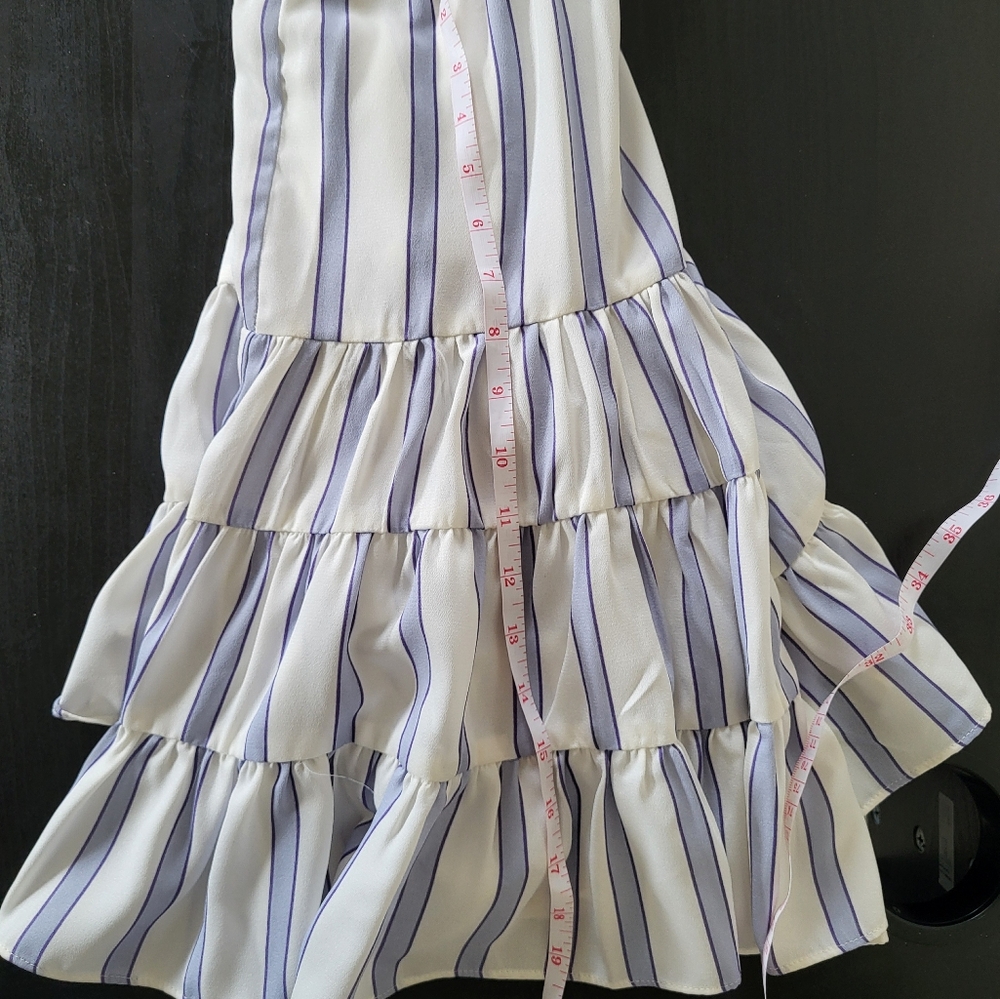 GABBY SKYE Striped Blue and White Dress - Picture 14 of 14